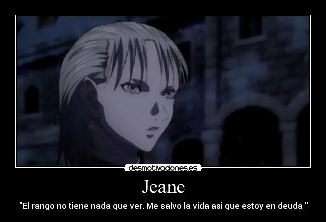 carteles claymore jeane estate agradecido quien salve desmotivaciones