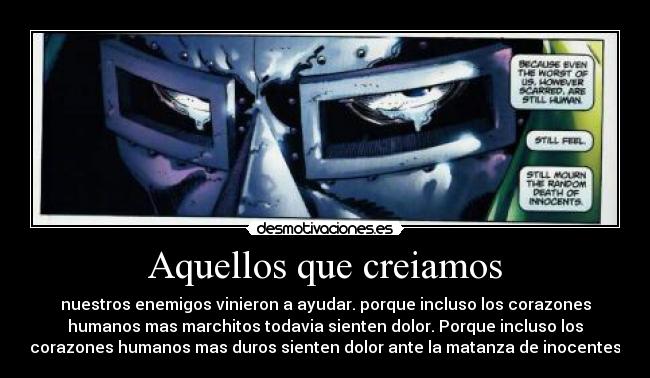 Aquellos que creiamos -