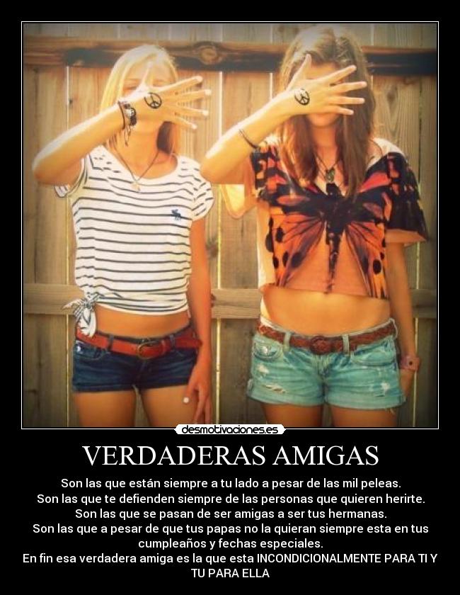 VERDADERAS AMIGAS - 