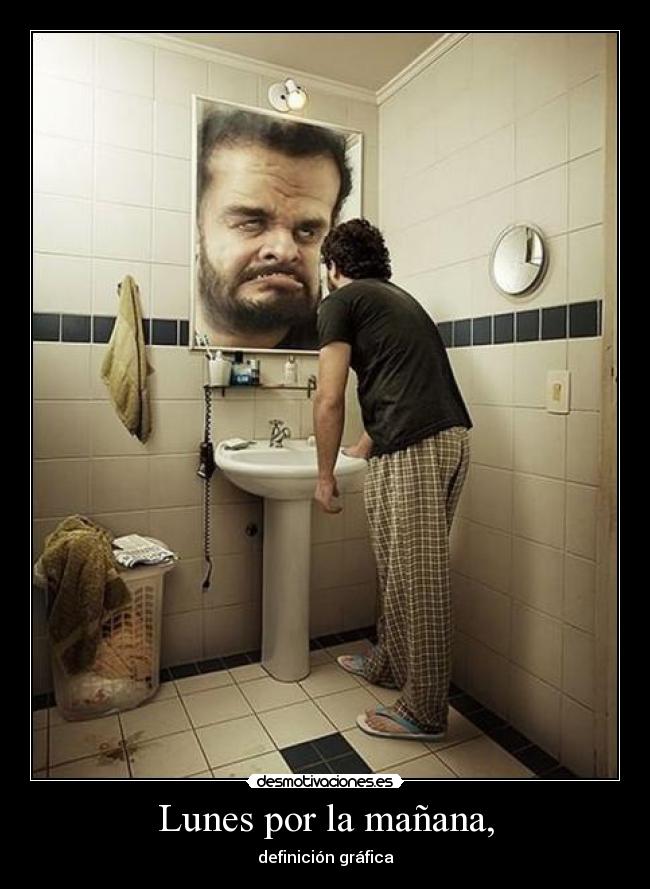 Lunes por la mañana, - definición gráfica