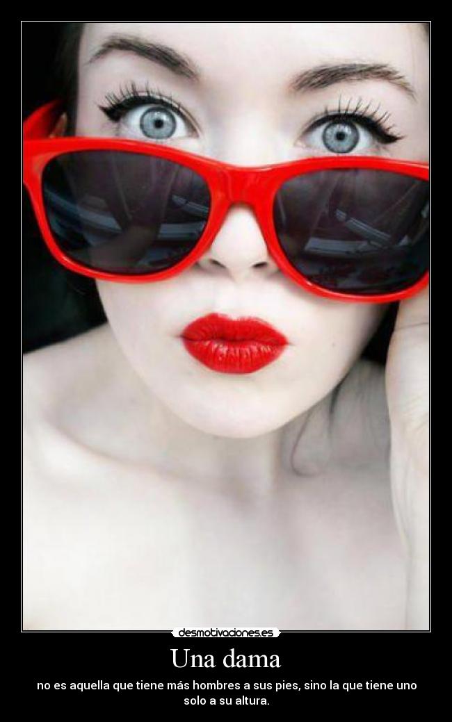Una dama -