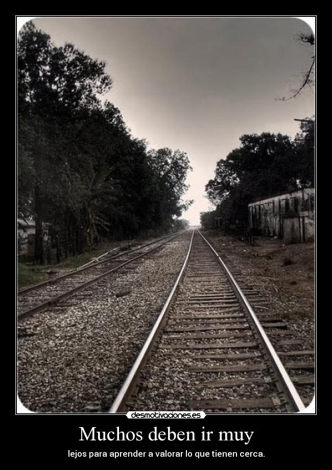 Muchos deben ir muy - 