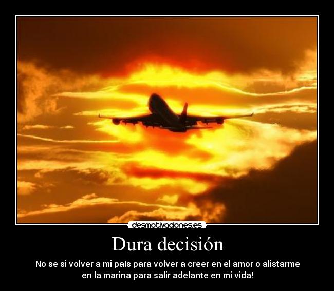 Dura decisión - 