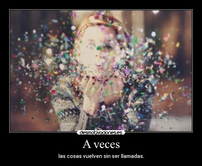 A veces -