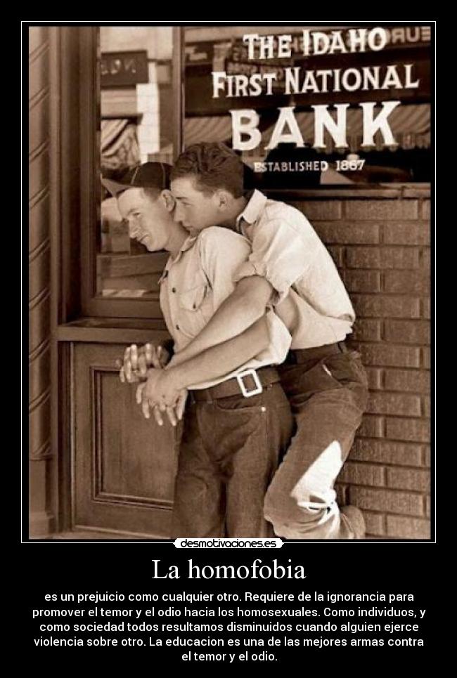 La homofobia - 