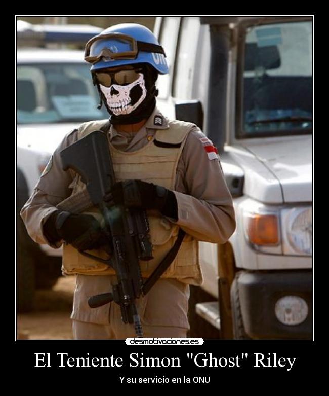 El Teniente Simon Ghost Riley - 