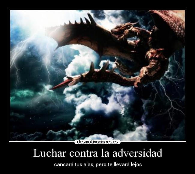 Luchar contra la adversidad -