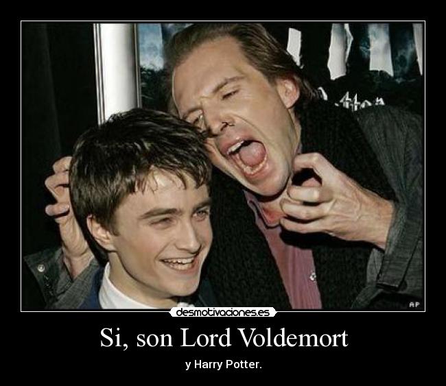 Si, son Lord Voldemort - y Harry Potter.