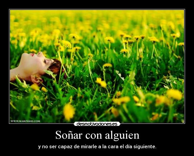 Soñar con alguien - 