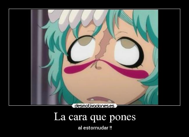 La cara que pones - al estornudar !!