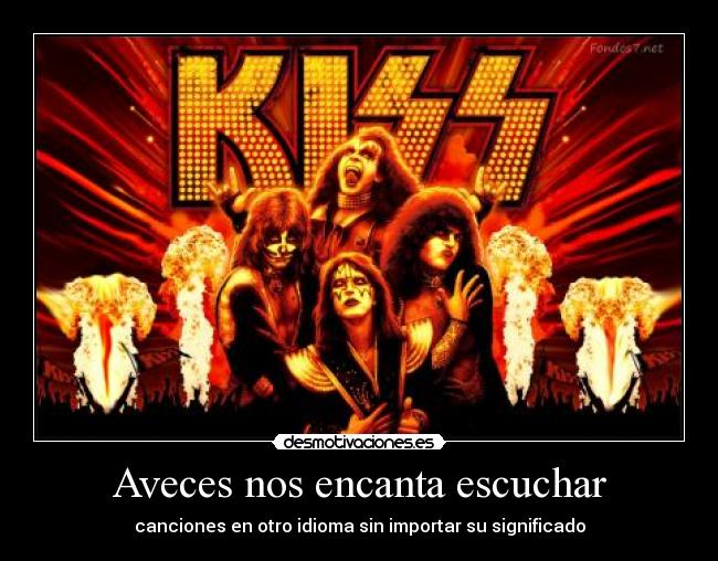 Aveces nos encanta escuchar - 