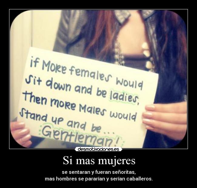 Si mas mujeres -