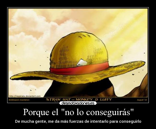 carteles one piece kroketking desmotivaciones