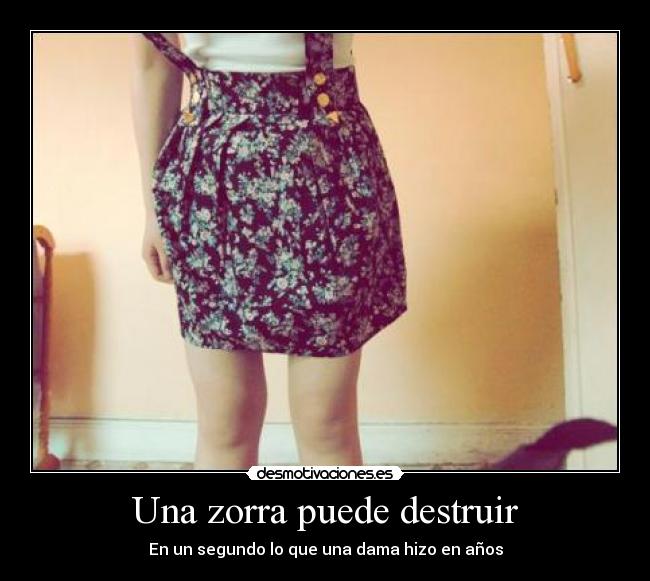 Una zorra puede destruir -