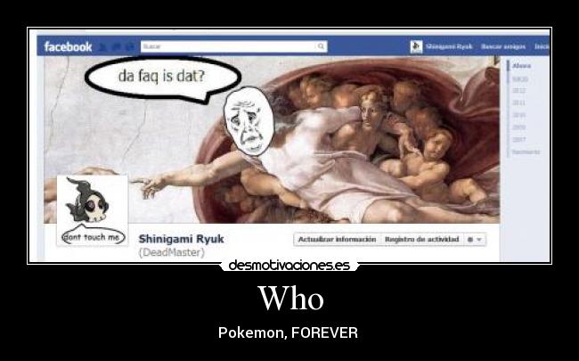 Who - Pokemon, FOREVER 