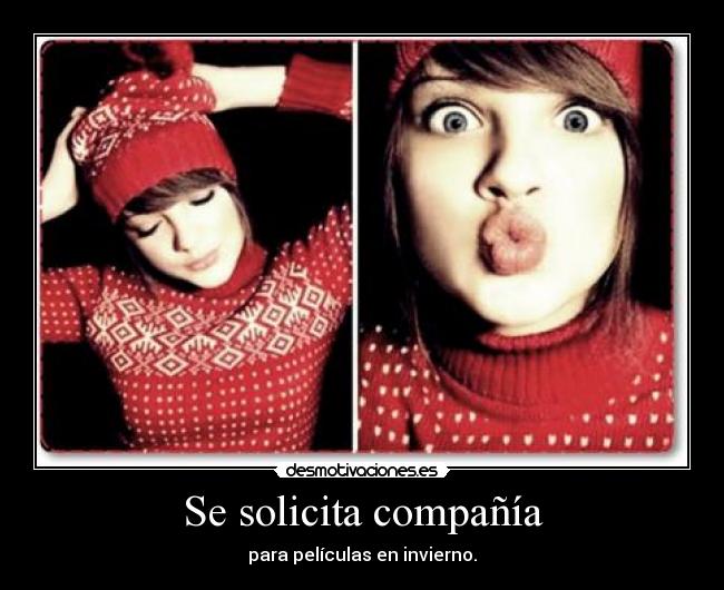 Se solicita compañía -