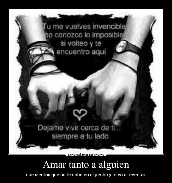 Amar tanto a alguien - 