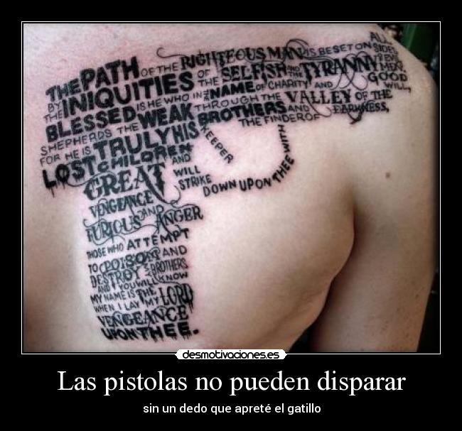 Las pistolas no pueden disparar -