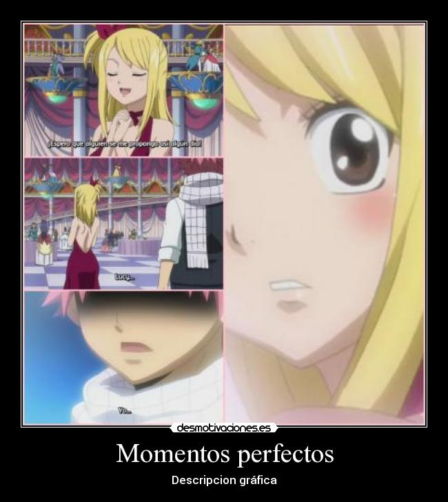 Momentos perfectos - Descripcion gráfica
