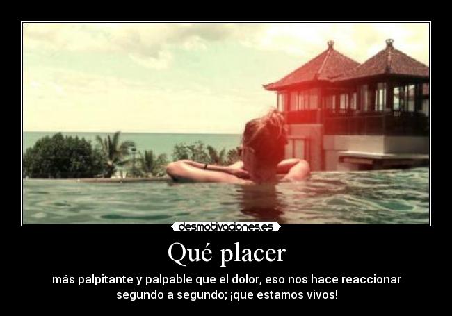Qué placer - 