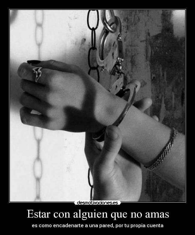 Estar con alguien que no amas -