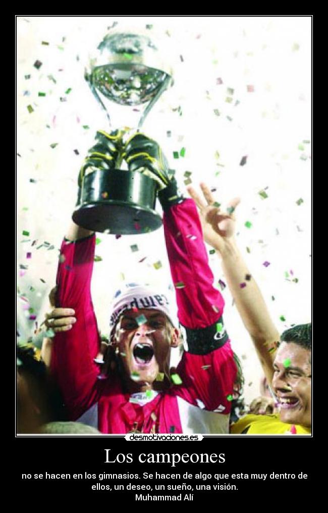 carteles campeones desmotivaciones