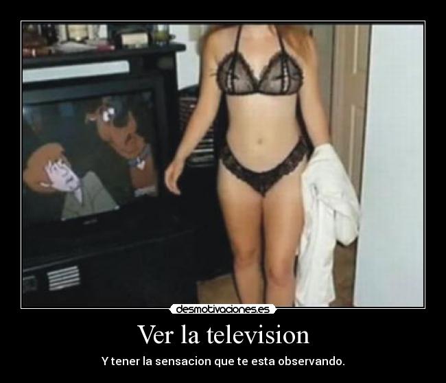 Ver la television -