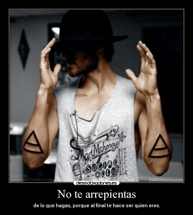 No te arrepientas - 