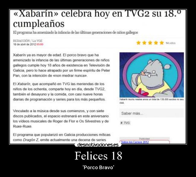 Felices 18 - 