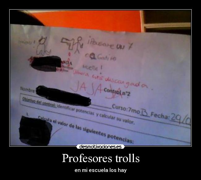 carteles profesores escuela desmotivaciones