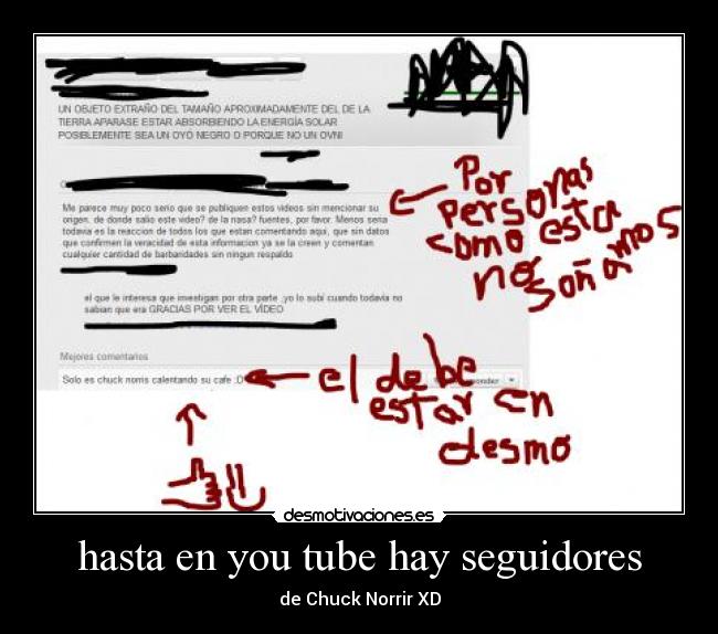 hasta en you tube hay seguidores -