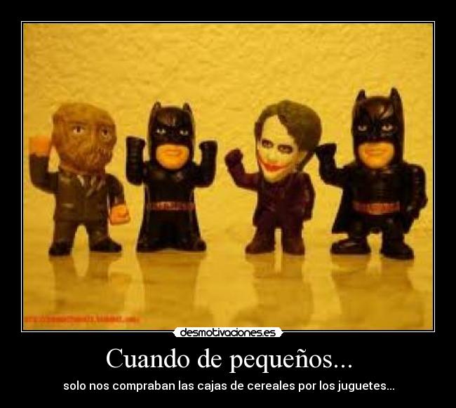 Cuando de pequeños... - 