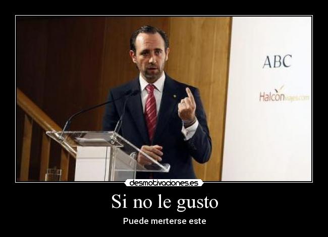 Si no le gusto - Puede merterse este