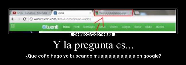 Y la pregunta es... -