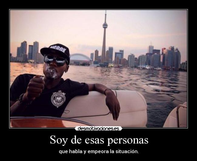 Soy de esas personas - 