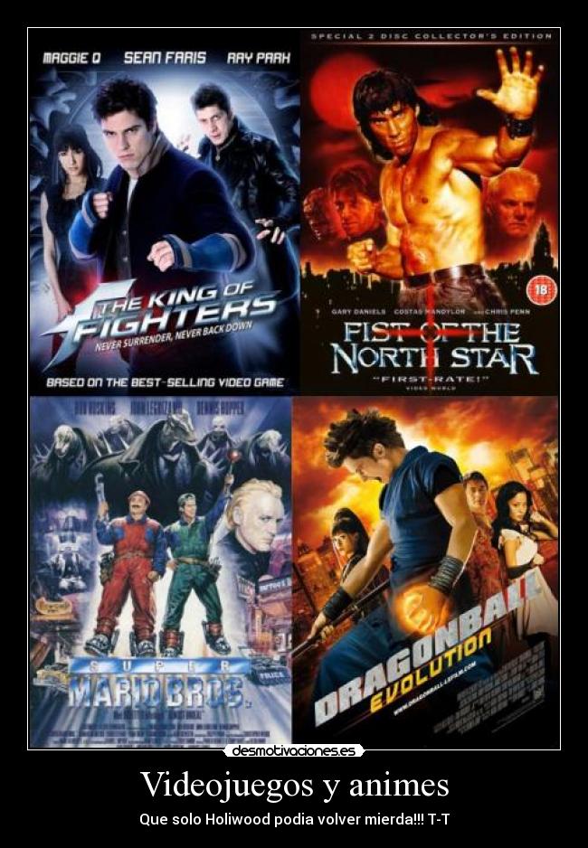 Videojuegos y animes - Que solo Holiwood podia volver mierda!!! T-T