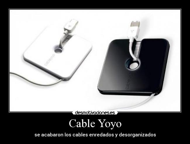 Cable Yoyo - se acabaron los cables enredados y desorganizados