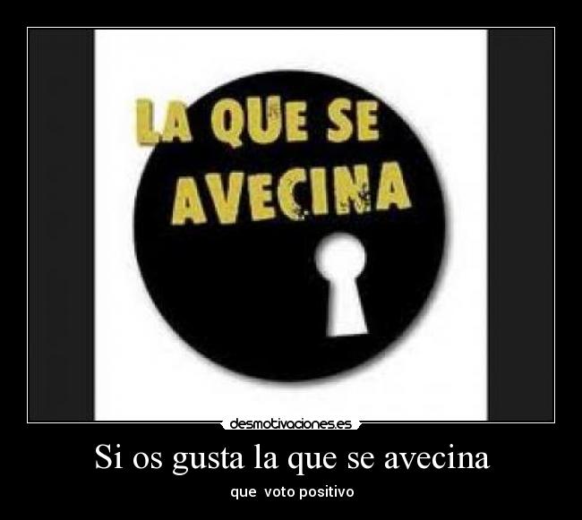 Si os gusta la que se avecina - que voto positivo