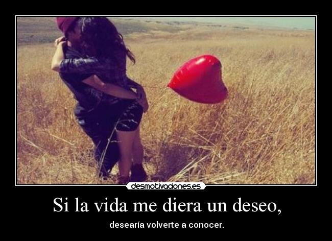 Si la vida me diera un deseo, -