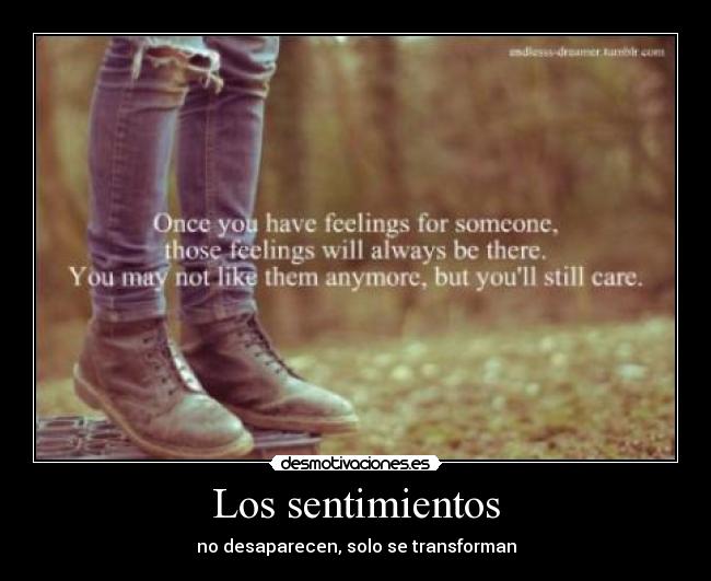 Los sentimientos - 