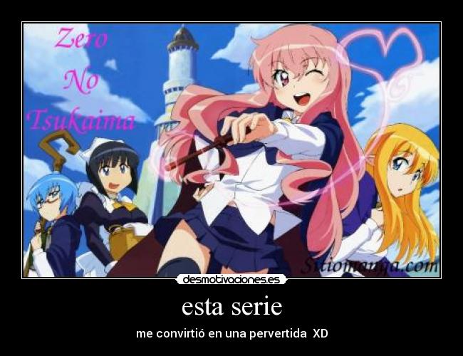 carteles zero tsukaima anime desmotivaciones