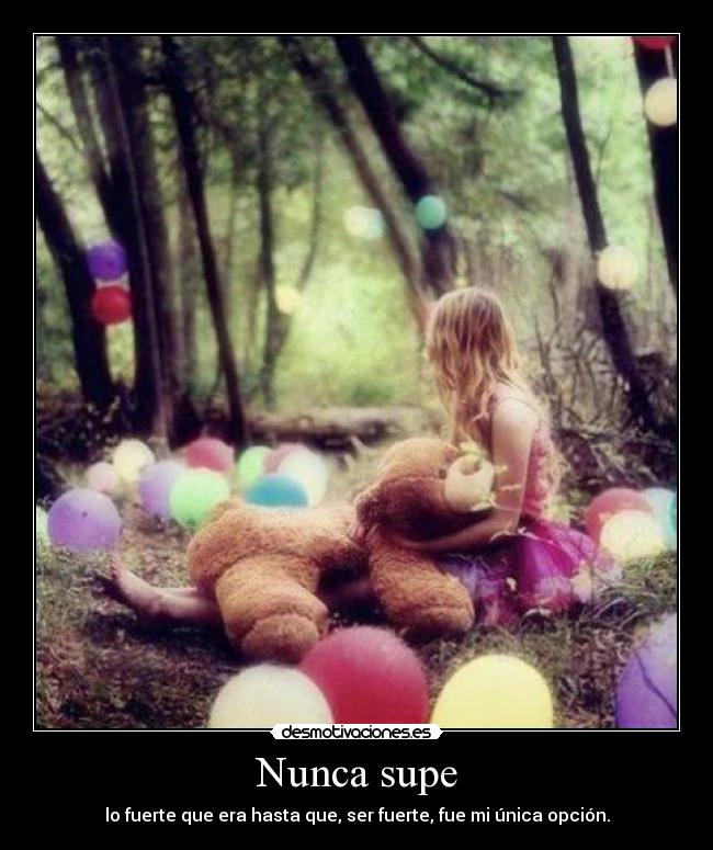 Nunca supe -