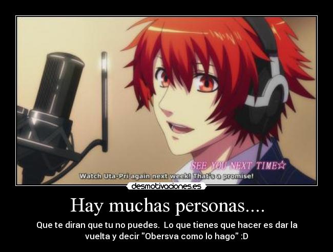 Hay muchas personas.... -