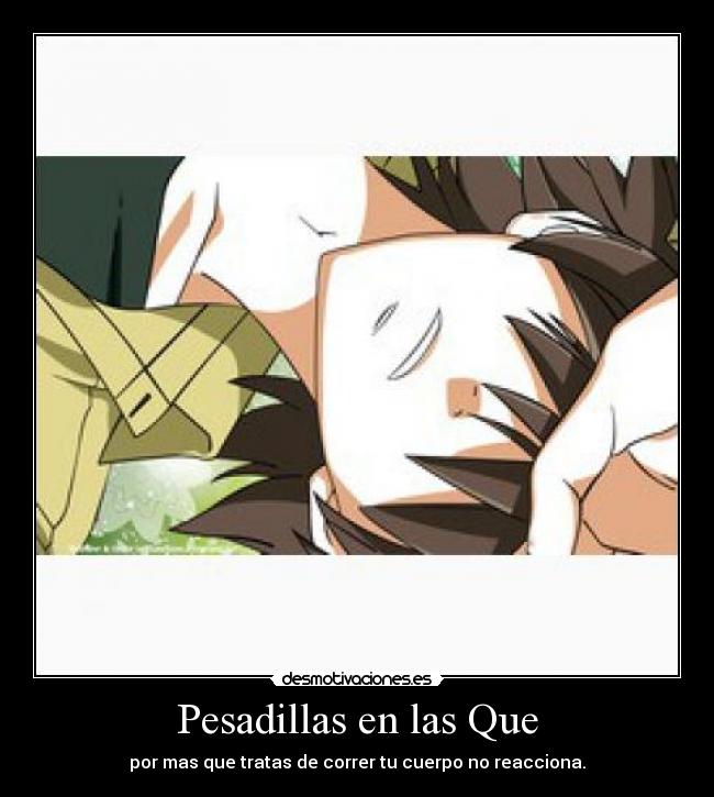 Pesadillas en las Que -