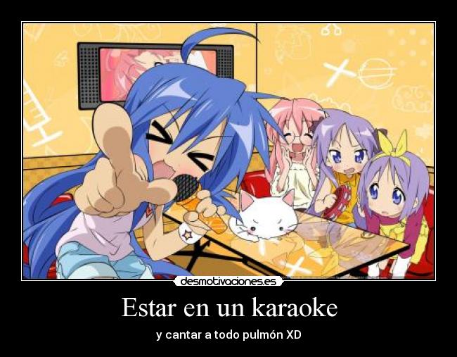 Estar en un karaoke - 