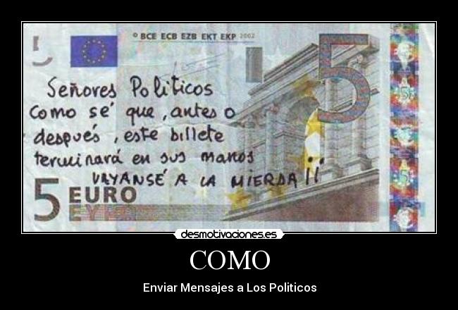 COMO - Enviar Mensajes a Los Politicos