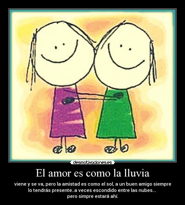 El amor es como la lluvia - 