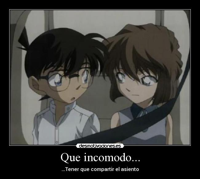 carteles detective conan haibara anime desmotivaciones