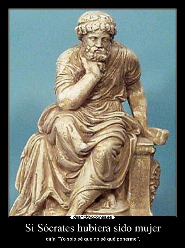 Si Sócrates hubiera sido mujer - 