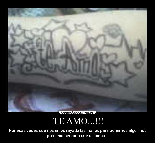 TE AMO...!!! - Por esas veces que nos emos rayado las manos para ponernos algo lindo
para esa persona que amamos....
